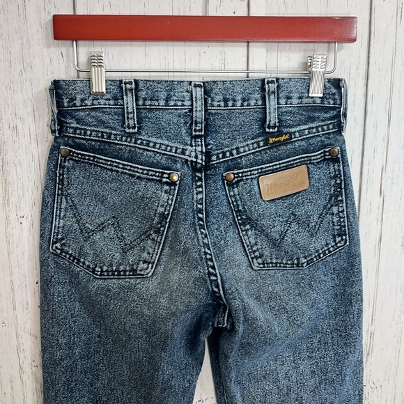 VINTAGE Wrangler Jeans Size 27 Acid Wash - Picture 4 of 6